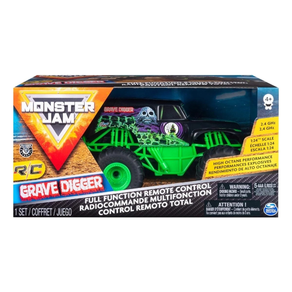 Monster Jam Grave Digger Uzaktan Kumandalı Araba 6044955 - Roket Oyuncak