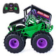 Monster Jam Smash 'n Bash Grave Digger Uzaktan Kumandalı Canavar Kamyon 1:15 Ölçekli, Çarpışmada Deforme Olan ve Otomatik Onarılan Şarjlı RC Kamyon - Roket Oyuncak