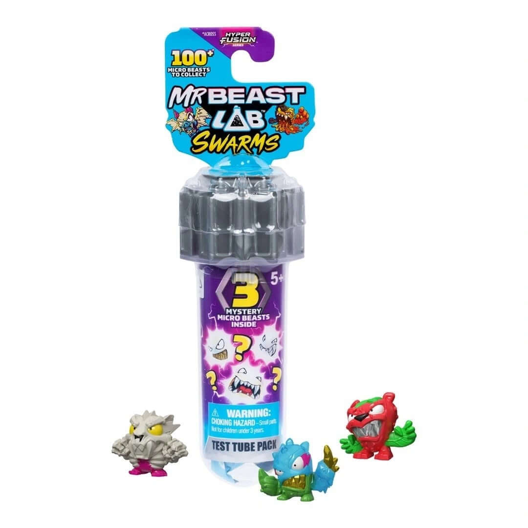Mr Beast Lab Swarms 3'lü Figür Paketi BRT20000 - Roket Oyuncak