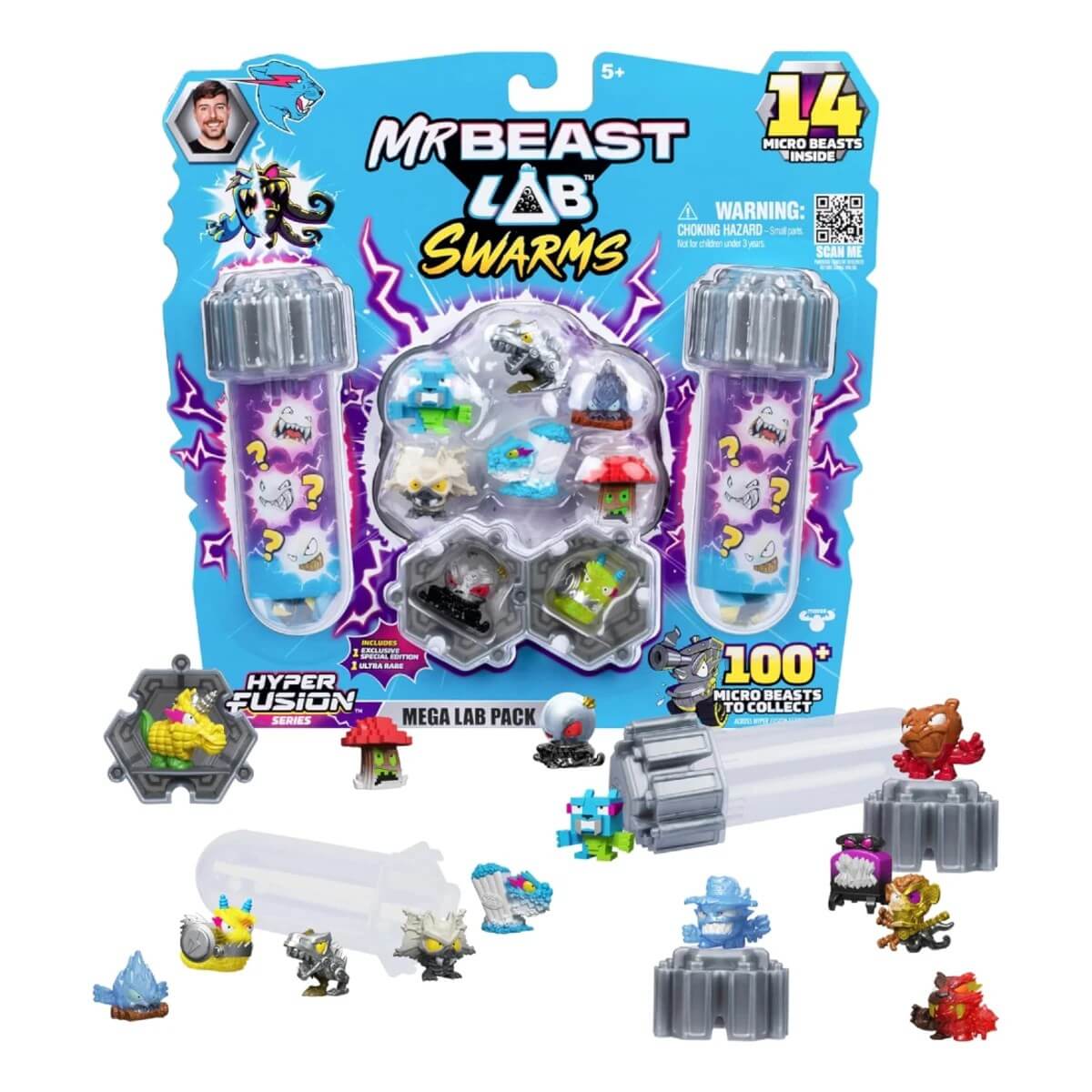 Mr Beast Lab Swarms Hyper Fusion 14'lü Figür Paketi BRT17000