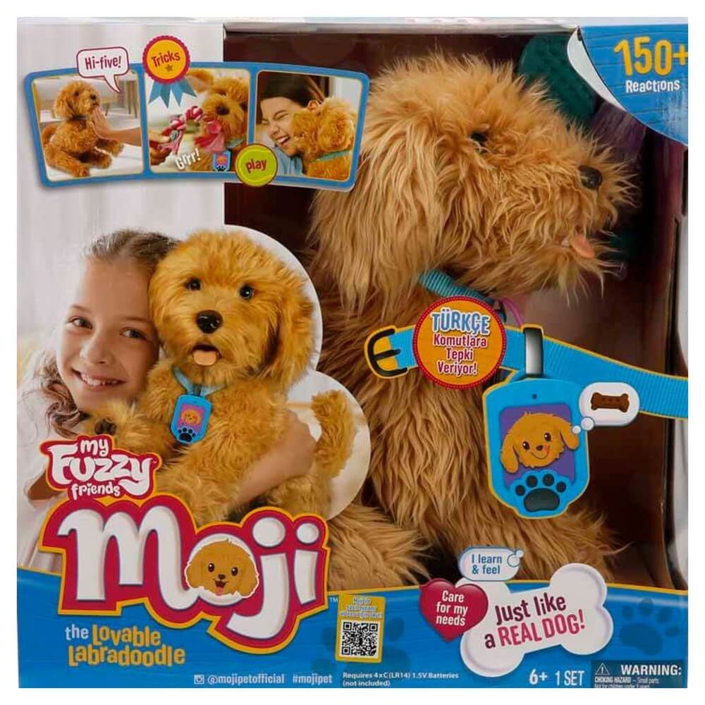 My Fuzzy Friends Sevimli Labrador Moji Türkçe MYJ00101 - Roket Oyuncak