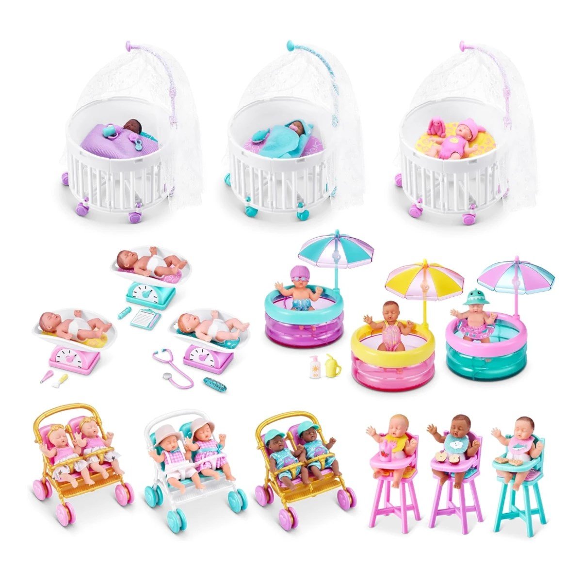 My Mini Baby Seri 2 Gerçekçi Bebek Ciltli Mini Figür, Sürpriz Aksesuarlar ve Tematik Oyun Seti İçeren Sürpriz Paket - Roket Oyuncak