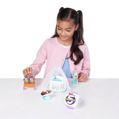 My Mini Baby Seri 2 Gerçekçi Bebek Ciltli Mini Figür, Sürpriz Aksesuarlar ve Tematik Oyun Seti İçeren Sürpriz Paket - Roket Oyuncak
