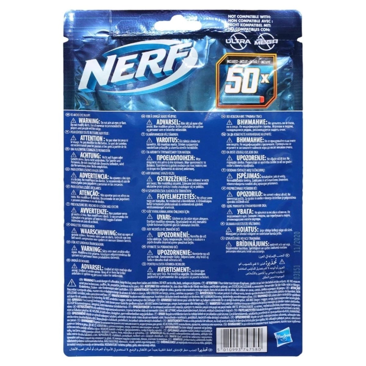 Nerf Elite 2.0 Dart 50'li Yedek Paket E9484 - Roket Oyuncak