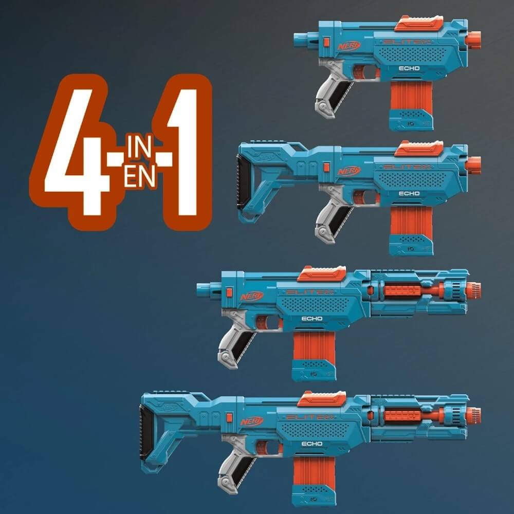Nerf Elite 2.0 Echo CS - 10 Blaster 24 Dartlı E9533 - Roket Oyuncak