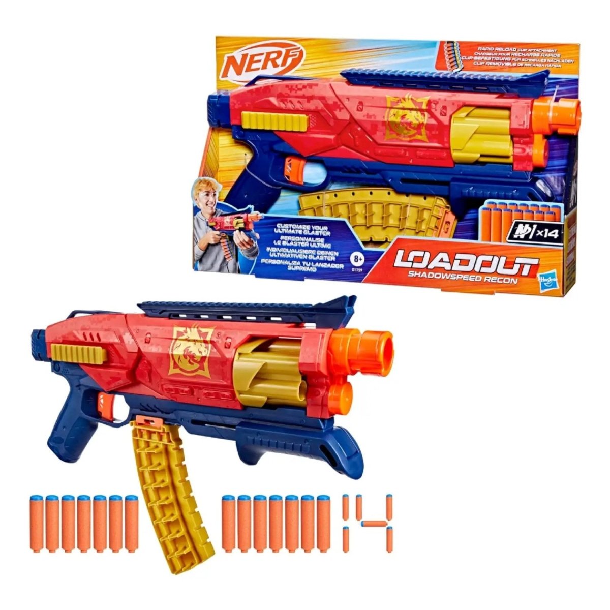 Nerf Loadout Shadowspeed Recon G1759 - Roket Oyuncak