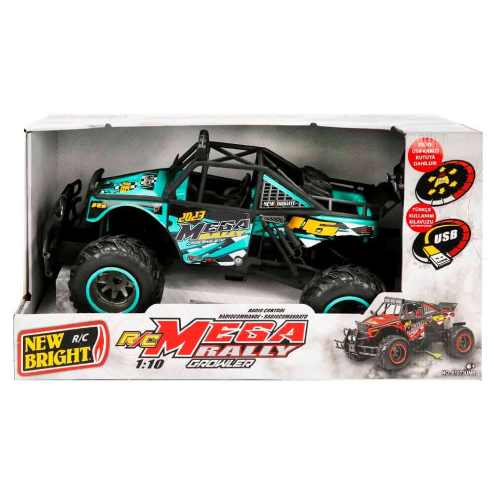 New Bright RC Mega Rally Growler 40 Cm Yeşil - Roket Oyuncak