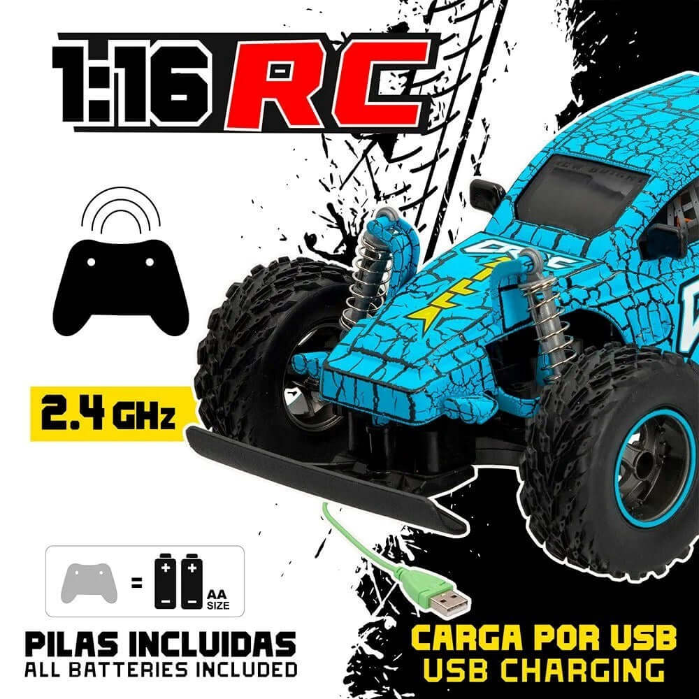 New Bright RC Monster Craczilla 34 Cm Mavi - Roket Oyuncak