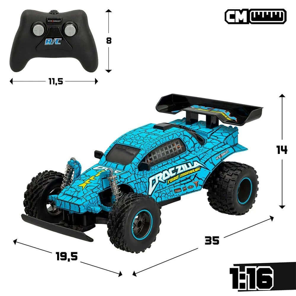 New Bright RC Monster Craczilla 34 Cm Mavi - Roket Oyuncak
