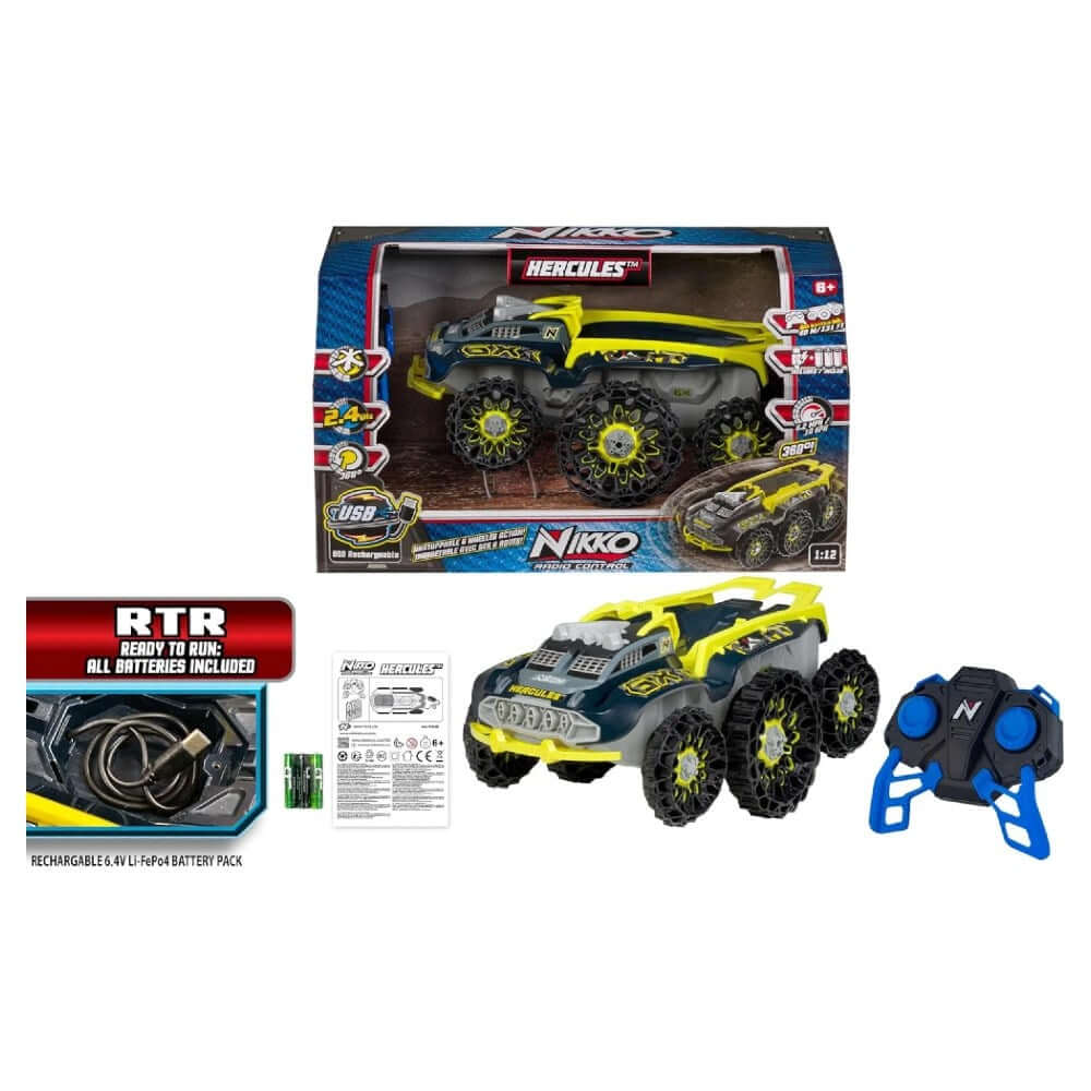 Nikko RC Hercules 6 Teker Uzaktan Kumandalı Araba - Roket Oyuncak