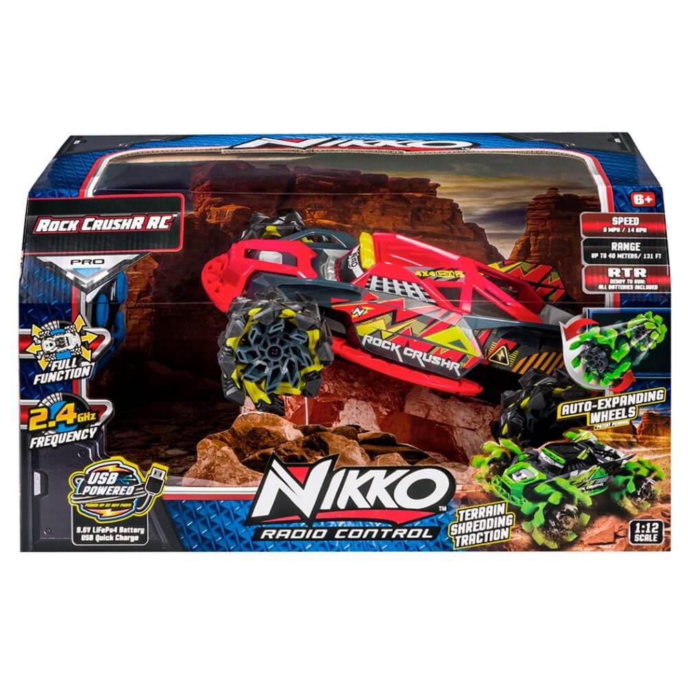 Nikko RC Rock Crushr 4WD 33 Cm Red Lightning - Roket Oyuncak