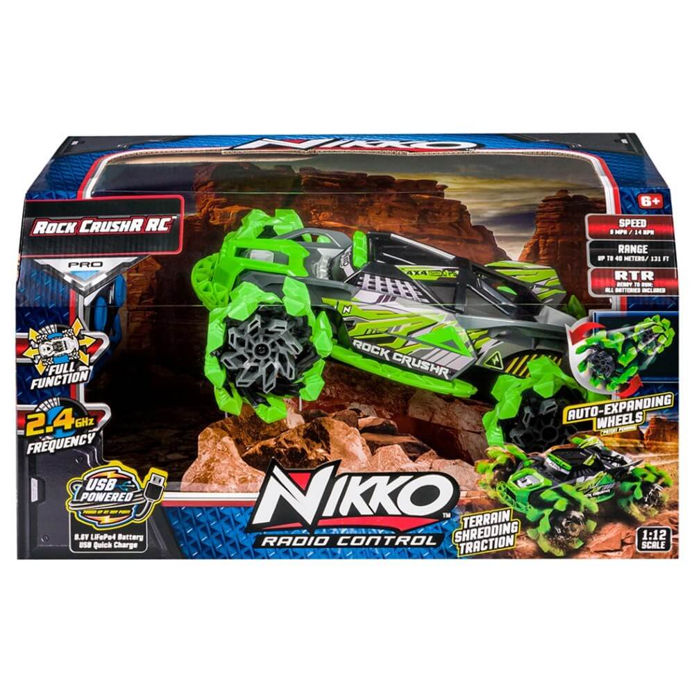 Nikko RC Rock Crushr 4WD 33 cm Techno Green - Roket Oyuncak
