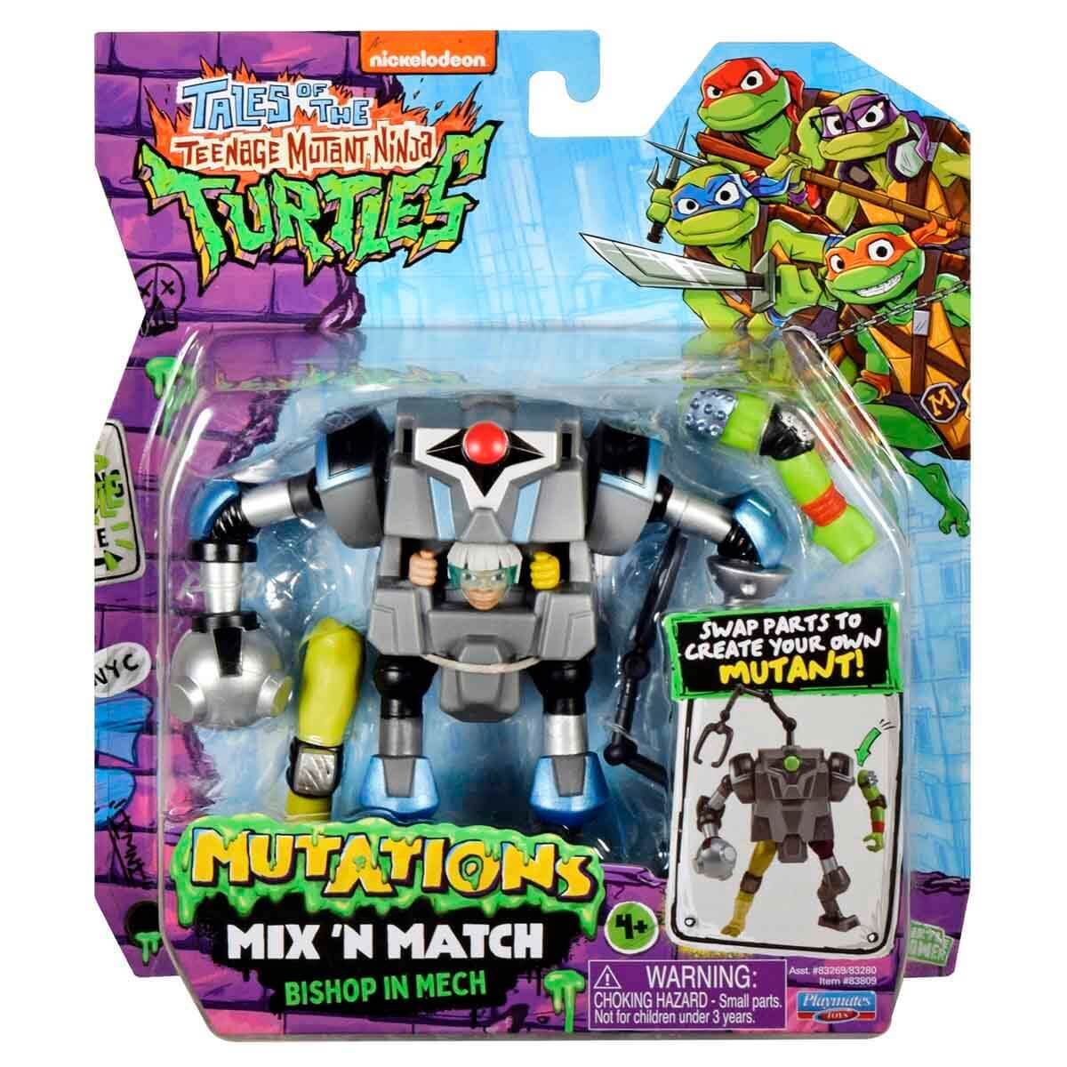 Ninja Kaplumbağalar Mutations Mix N Match Bishop in Mech - Roket Oyuncak