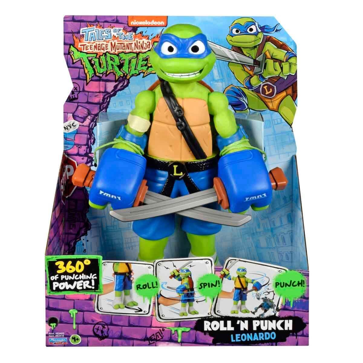Ninja Kaplumbağalar Teenage Mutant Roll N Punch Leonardo - Roket Oyuncak