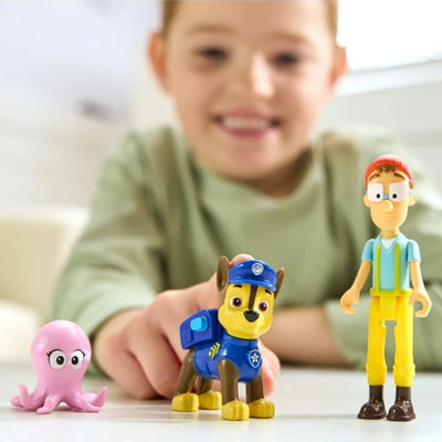 Paw Patrol 3’lü Figür Seti - Chase Ve Cap'N Turbot - Roket Oyuncak