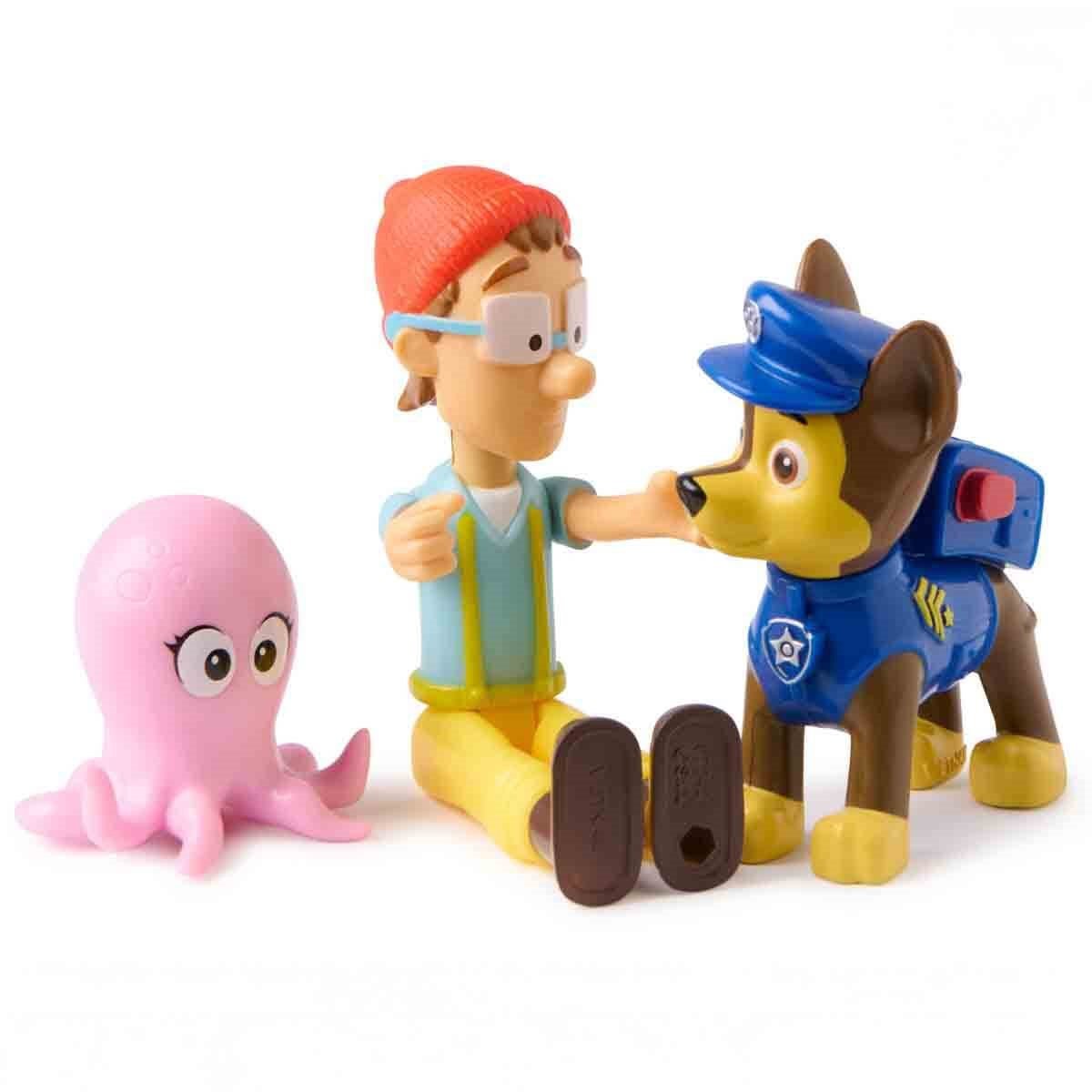 Paw Patrol 3’lü Figür Seti - Chase Ve Cap'N Turbot - Roket Oyuncak