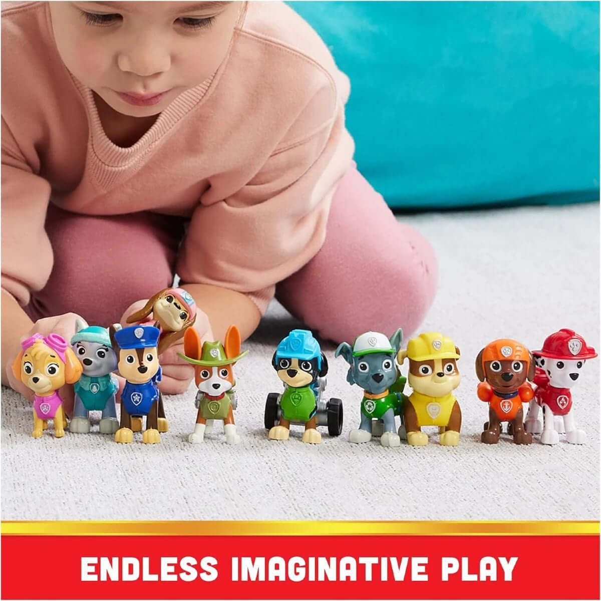 Paw Patrol All Paws 10'lu Figür Seti 6065255 - Roket Oyuncak