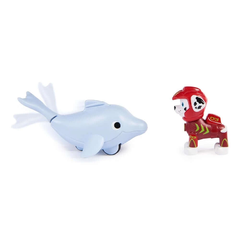 Paw Patrol Aqua Pups Kahramanlar Marshall And Dophin - Roket Oyuncak