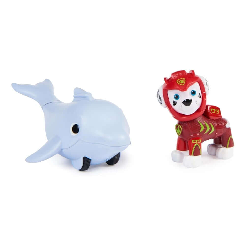Paw Patrol Aqua Pups Kahramanlar Marshall And Dophin - Roket Oyuncak