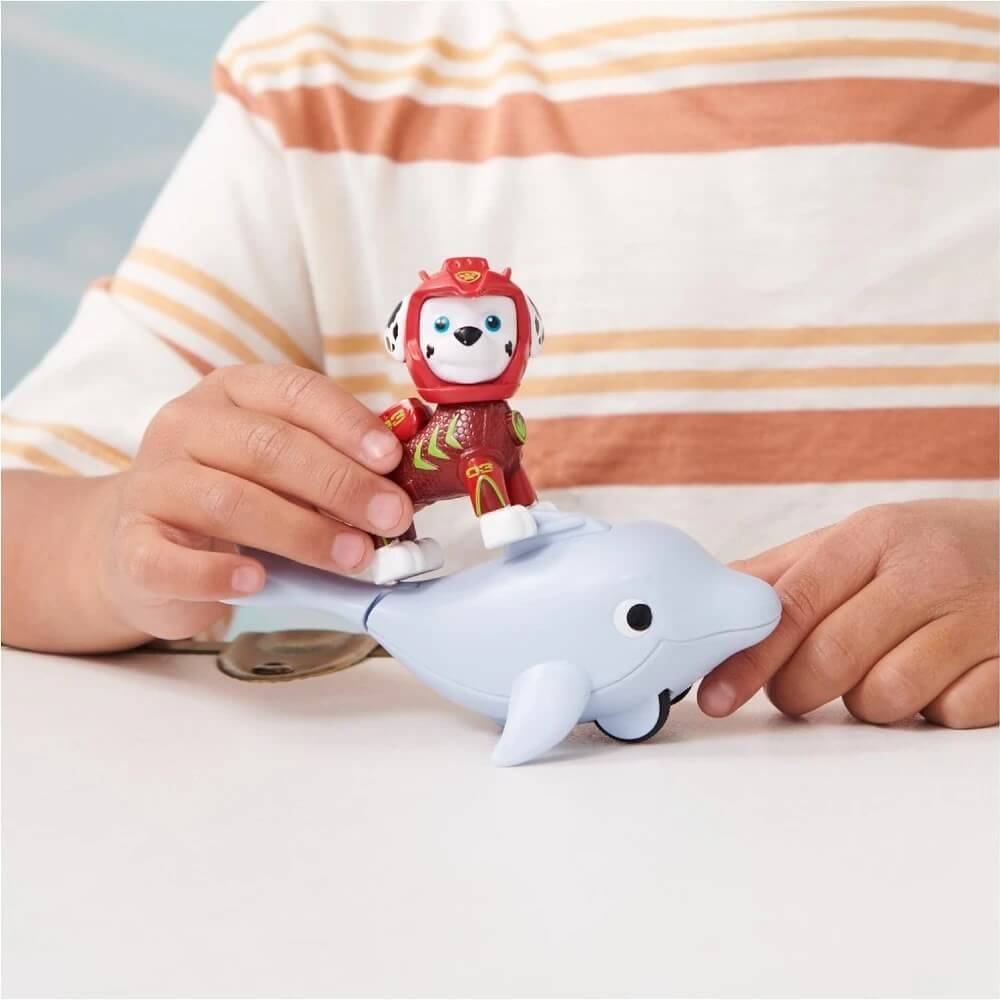 Paw Patrol Aqua Pups Kahramanlar Marshall And Dophin - Roket Oyuncak