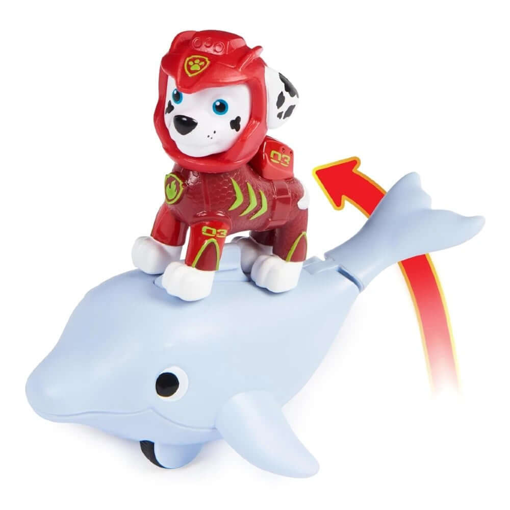 Paw Patrol Aqua Pups Kahramanlar Marshall And Dophin - Roket Oyuncak