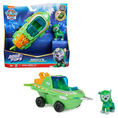 Paw Patrol Aqua Pups Temalı Araçlar Rocky - Roket Oyuncak