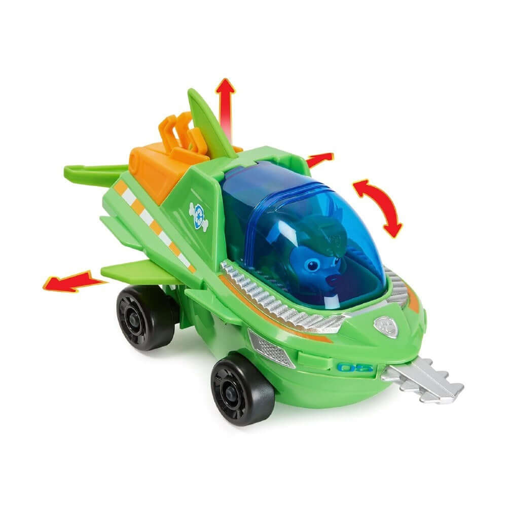 Paw Patrol Aqua Pups Temalı Araçlar Rocky - Roket Oyuncak
