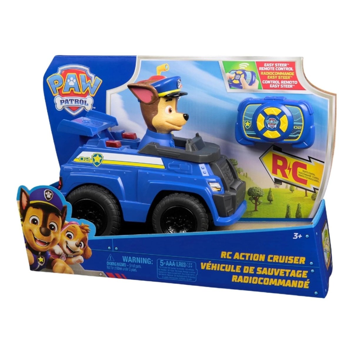 Paw Patrol Chase Uzaktan Kumandalı Polis Arabası 25 Cm Işıklı Lisanslı RC Araç Kolay Kontrollü Oyuncak 3 Yaş Üzeri - Roket Oyuncak