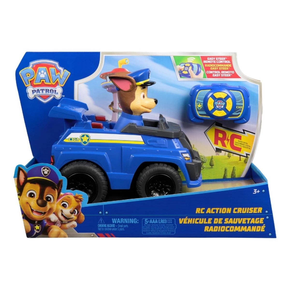 Paw Patrol Chase Uzaktan Kumandalı Polis Arabası 25 Cm Işıklı Lisanslı RC Araç Kolay Kontrollü Oyuncak 3 Yaş Üzeri - Roket Oyuncak