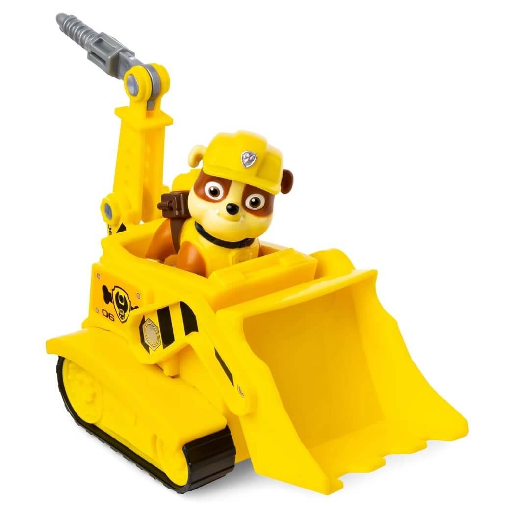 Paw Patrol Görev Aracı ve Kahramanlar Rubble Bulldozer - Roket Oyuncak