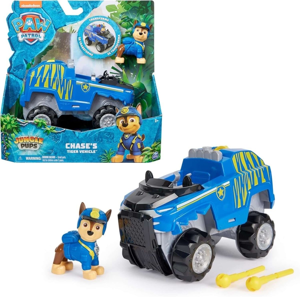 Paw Patrol Jungle Pups Temalı Araçlar Chase - Roket Oyuncak