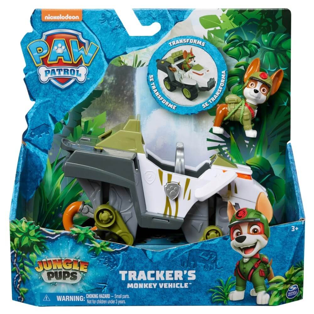 Paw Patrol Jungle Pups Temalı Araçlar Tracker - Roket Oyuncak