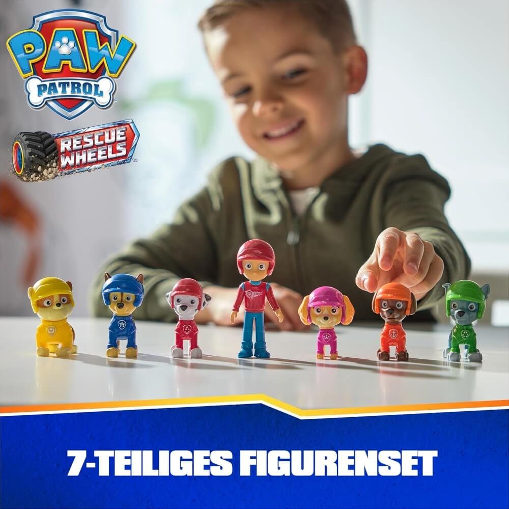 Paw Patrol Rescue Wheels 7’li Figür Seti 6070443 - Roket Oyuncak