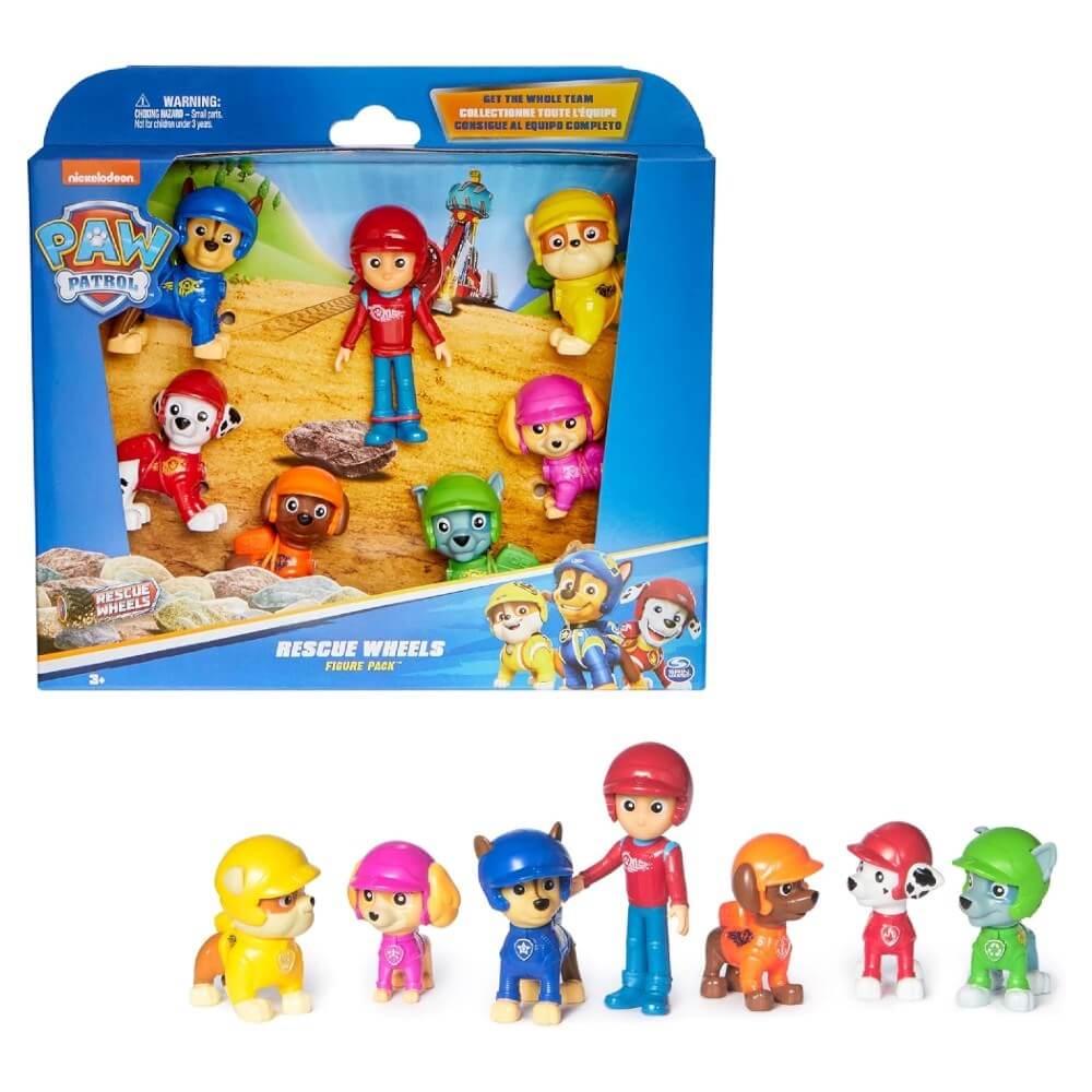 Paw Patrol Rescue Wheels 7’li Figür Seti 6070443 - Roket Oyuncak
