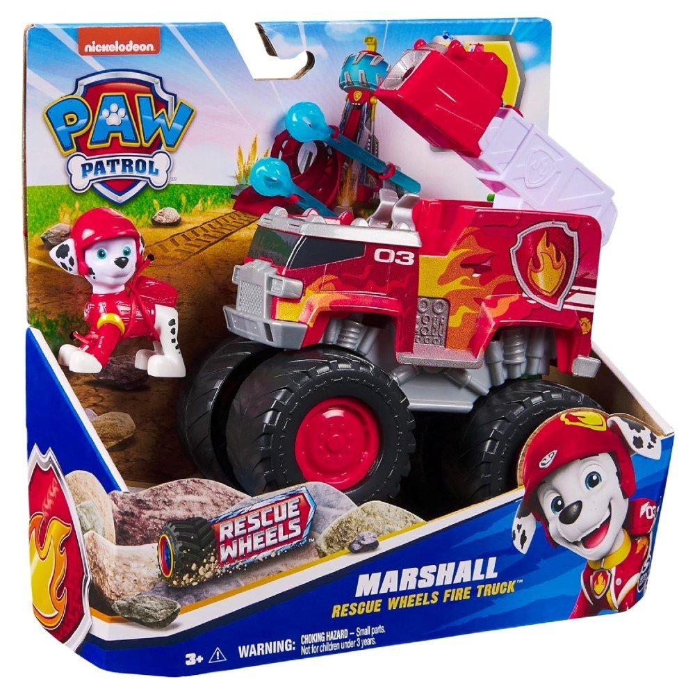 Paw Patrol Rescue Wheels Temalı Araçlar Marshall - Roket Oyuncak