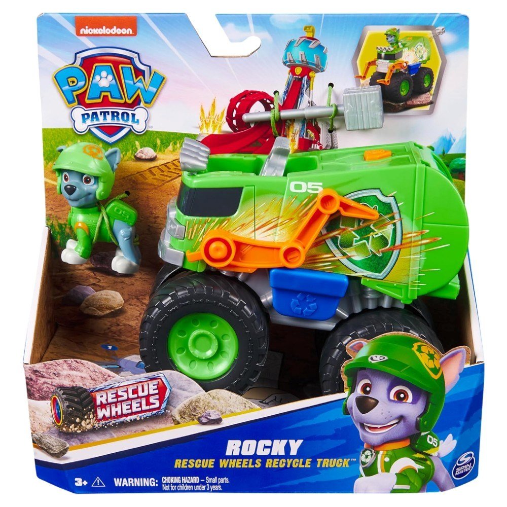 Paw Patrol Rescue Wheels Temalı Araçlar Rocky - Roket Oyuncak