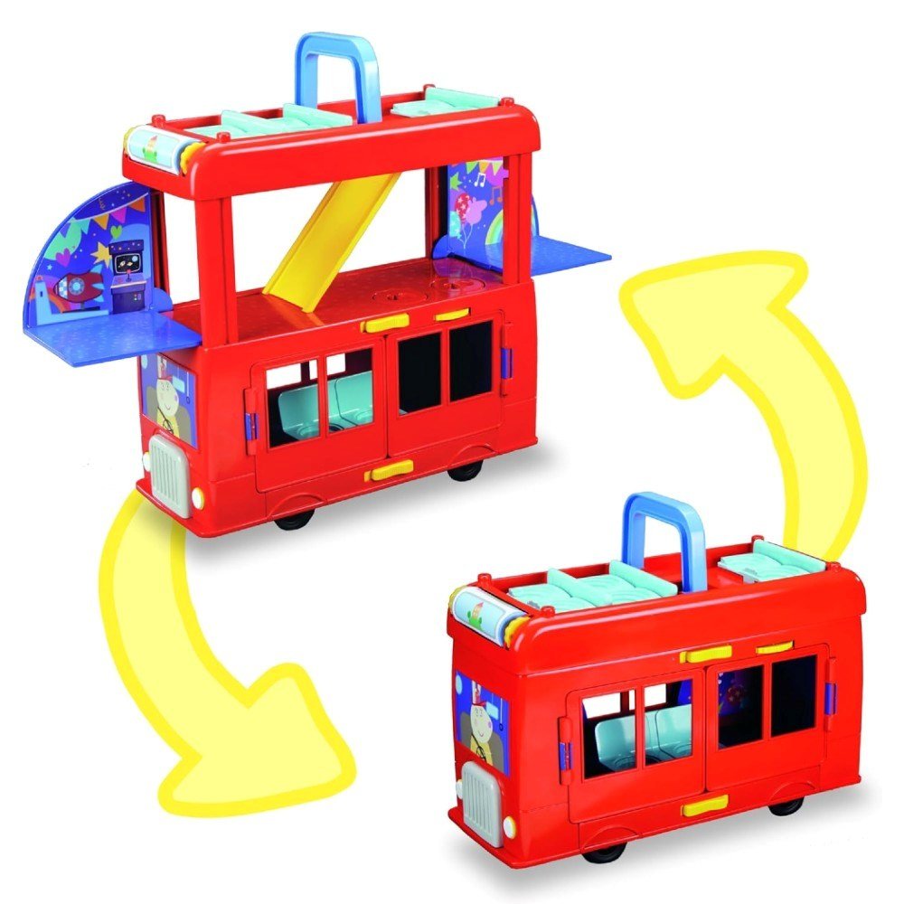 Peppa Pig 2in1 Parti Otobüsü Oyun Seti F8881 - Roket Oyuncak