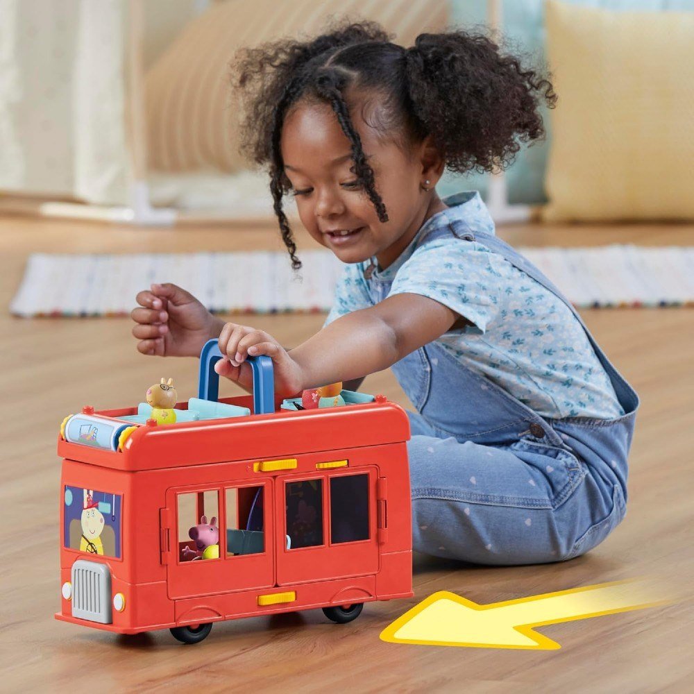 Peppa Pig 2in1 Parti Otobüsü Oyun Seti F8881 - Roket Oyuncak
