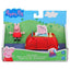 Peppa Pig Figür ve Araç Seti Peppa ve Kırmızı Araba F2212 - Roket Oyuncak