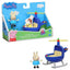 Peppa Pig Figür ve Araç Seti Rebecca ve Helikopter F2742 - Roket Oyuncak