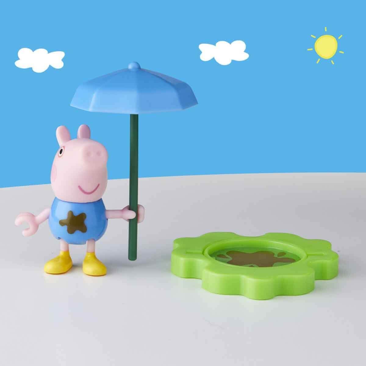 Peppa Pig Muddy Pudle Friends Figür George G1349 - Roket Oyuncak
