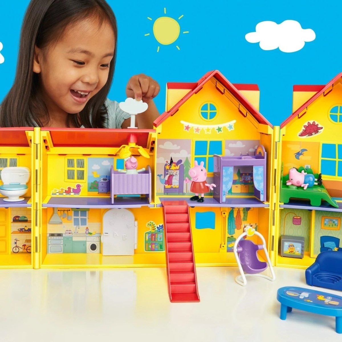 Peppa Pig Peppa'nın Büyük Aile Evi Seti G0508 - Roket Oyuncak