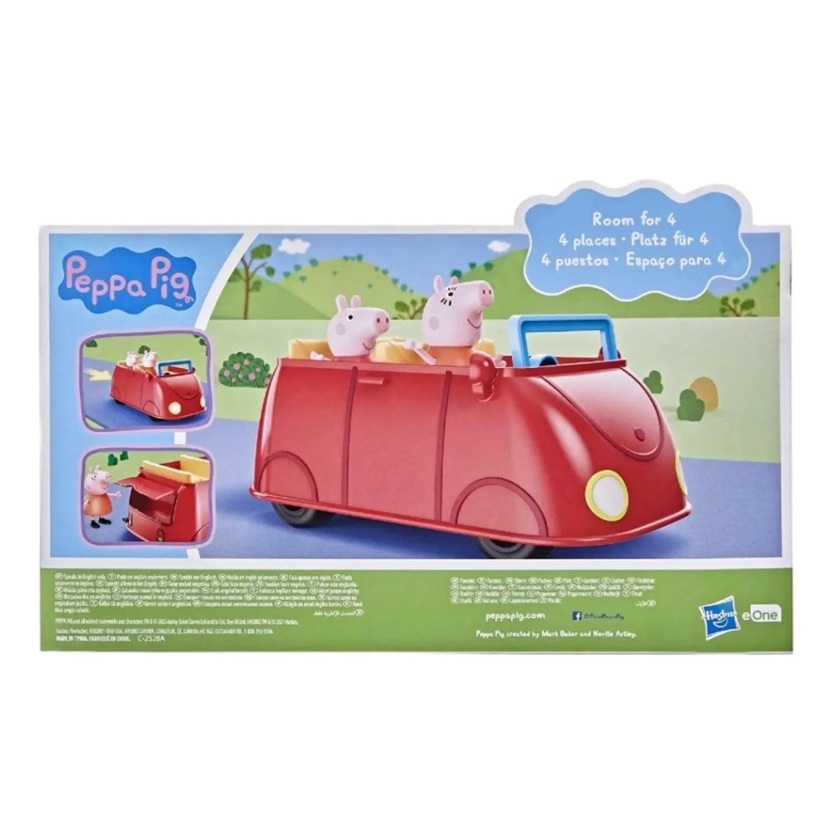 Peppa Pig Peppa'nın Sesli Kırmızı Aile Arabası F2184 - Roket Oyuncak