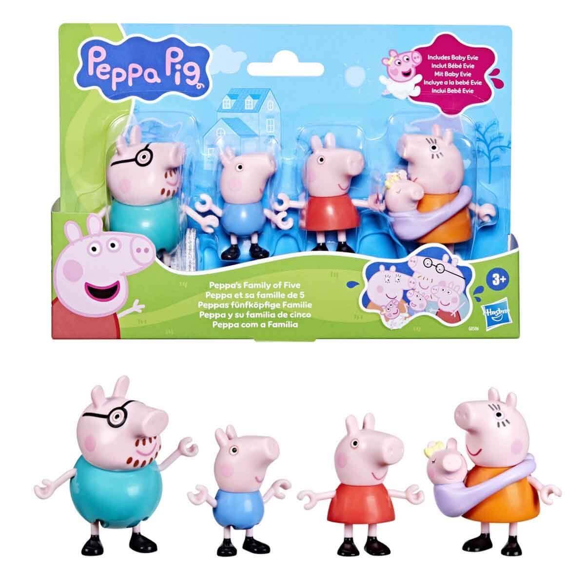 Peppa Pig ve Ailesi 5’li Figür Seti G0506 - Roket Oyuncak