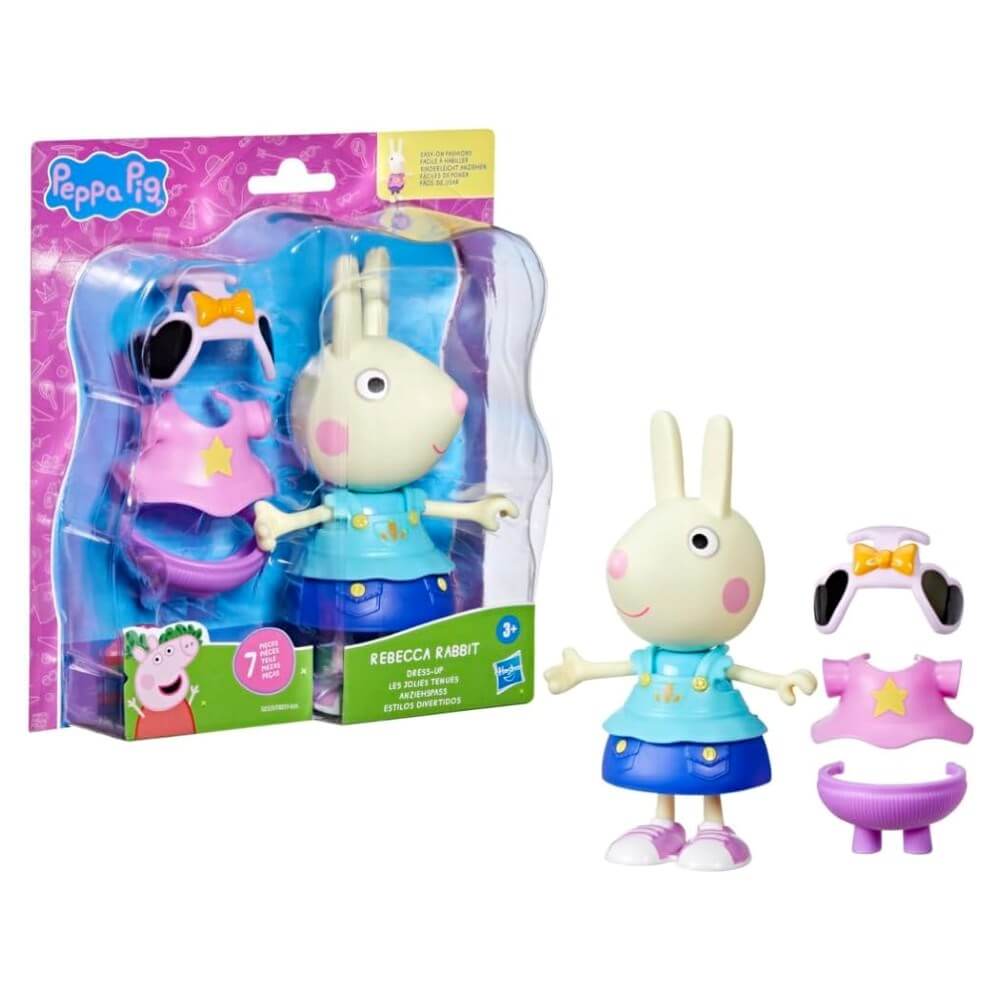 Peppa Pig ve Arkadaşları Kıyafet Giydirme Rebecca Rabbit G0329 - Roket Oyuncak