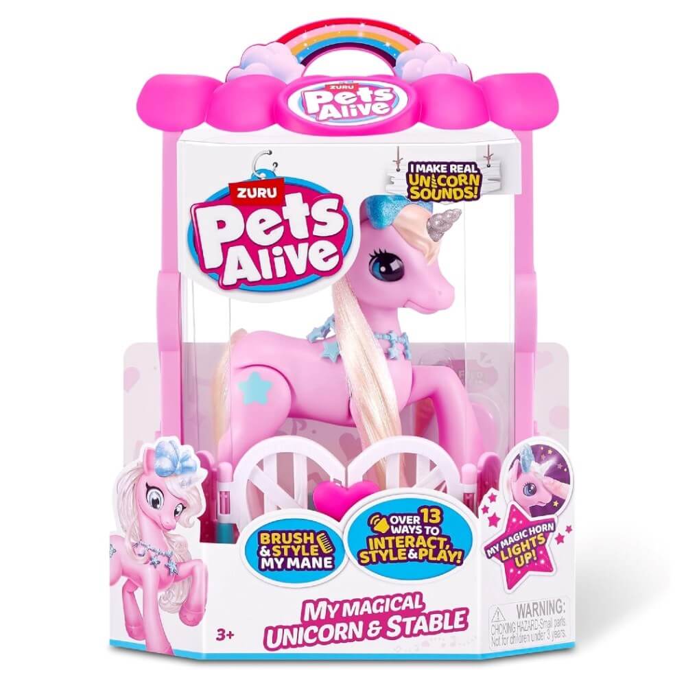 Pets Alive Unicorn Sesli Ve Işıklı Oyun Seti - Roket Oyuncak