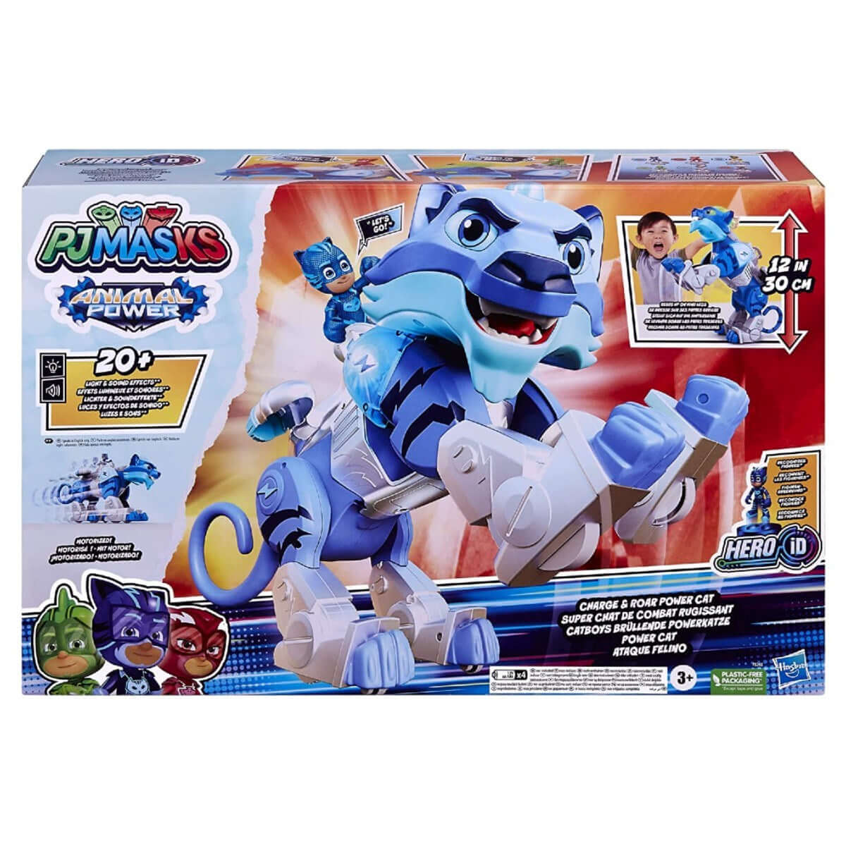 Pijamaskeliler Animal Power Işıklı ve Sesli Dev Kedi Araç - Roket Oyuncak
