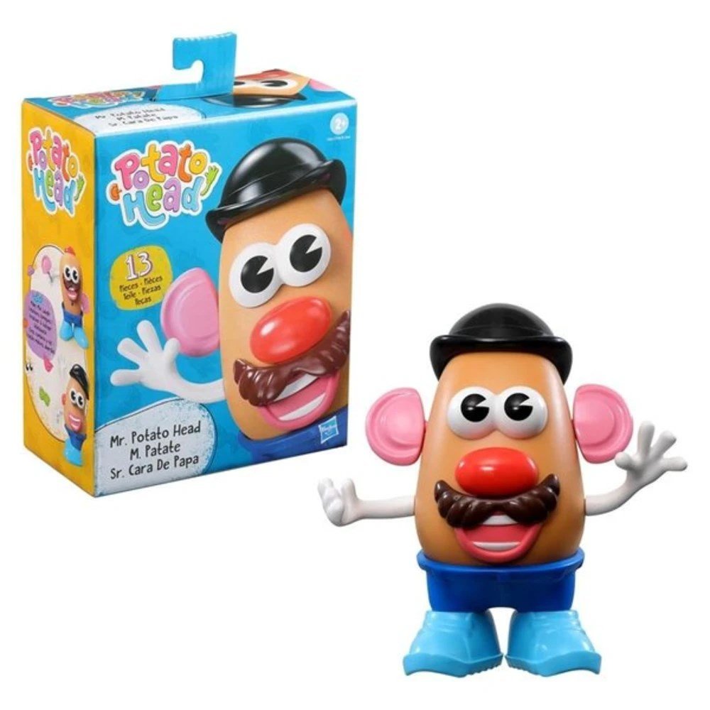 Playskool Bay Patates Kafa Klasik Figür Seti 13 Parçalı Yaratıcı Tasarım ve Saklama Bölmeli Okul Öncesi Eğitici Oyuncak - Roket Oyuncak