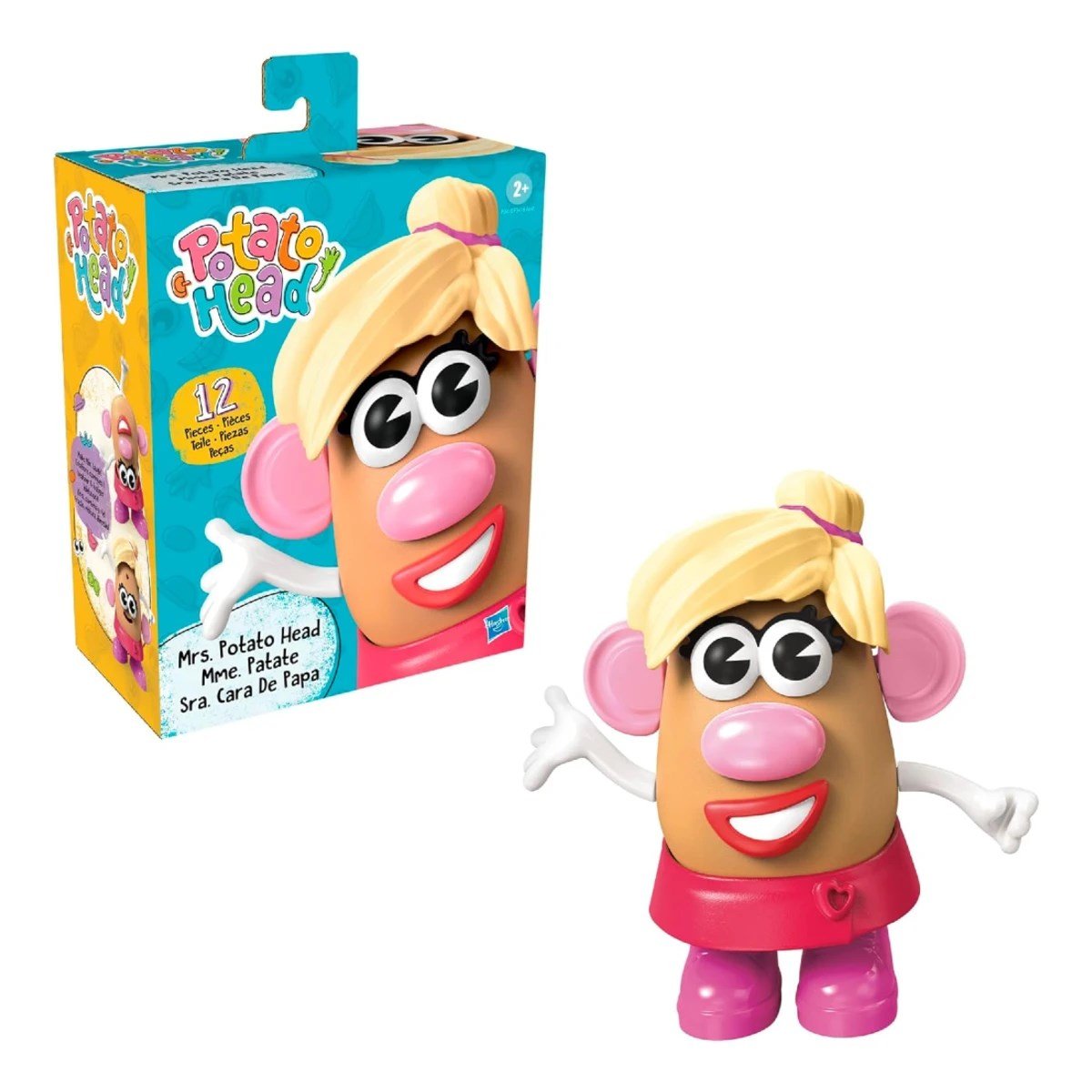 Playskool Bayan Patates Kafa Klasik Figür Seti 12 Parçalı Yaratıcı Tasarım ve Saklama Bölmeli Okul Öncesi Eğitici Oyuncak - Roket Oyuncak