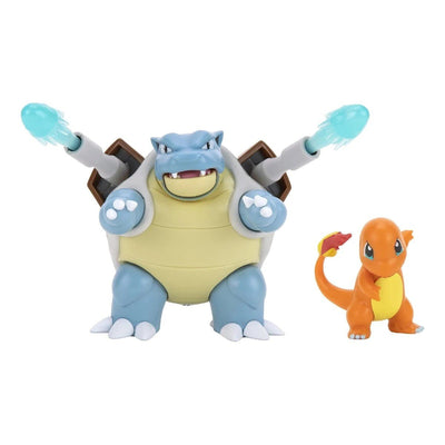 Pokemon Battle 2'li Figür - Blastoise & Charmander - Roket Oyuncak